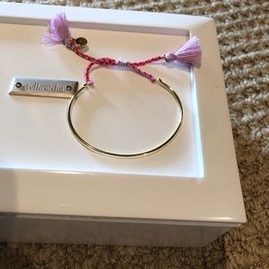 Stella & Dot Gold bracelet.